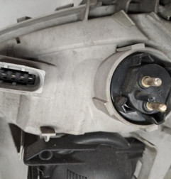 Optique avant principal droit (feux)(phare) MERCEDES CLASSE A 168 Photo n°4