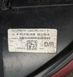 Feu arriere principal droit (feux) RENAULT CLIO 4 Photo n°5