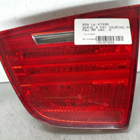 Feu arriere secondaire droit (feux) BMW SERIE 3 E91 Photo n°1