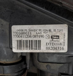 Optique avant principal droit (feux)(phare) RENAULT SAFRANE Photo n°4