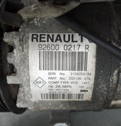 Compresseur clim RENAULT CLIO 4 Photo n°3