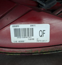 Feu arriere principal gauche (feux) OPEL INSIGNIA 1 Photo n°5