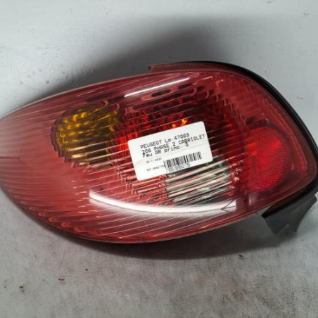 Feu arriere principal gauche (feux) PEUGEOT 206 Photo n°1