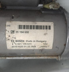 Demarreur OPEL CORSA E Photo n°4