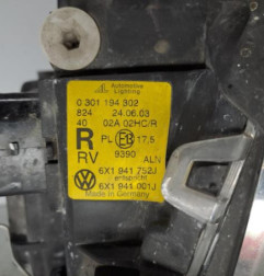 Optique avant principal droit (feux)(phare) VOLKSWAGEN LUPO Photo n°3