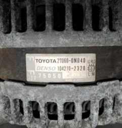 Alternateur TOYOTA YARIS 2 Photo n°1