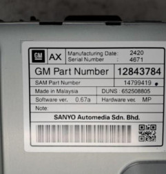 Afficheur OPEL MERIVA B Photo n°4