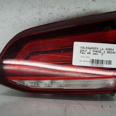 Feu arriere secondaire droit (feux) VOLKSWAGEN GOLF 7