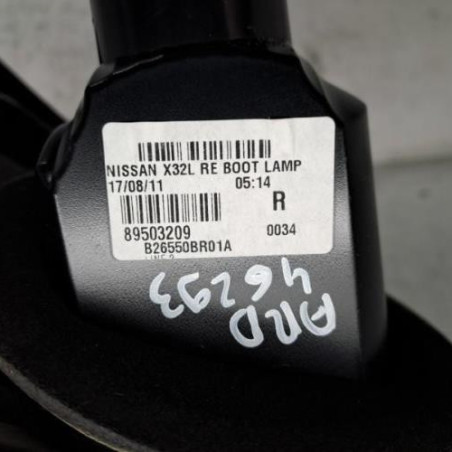 Feu arriere secondaire droit (feux) NISSAN QASHQAI 1 Photo n°1