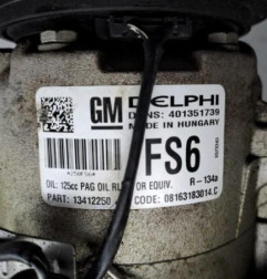 Compresseur clim OPEL ASTRA J Photo n°1