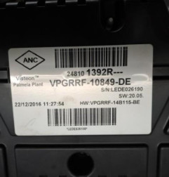 Compteur RENAULT CLIO 4 Photo n°3