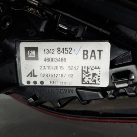 Feu arriere secondaire droit (feux) OPEL CORSA E Photo n°1