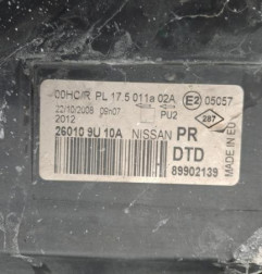 Optique avant principal droit (feux)(phare) NISSAN NOTE 1 Photo n°5