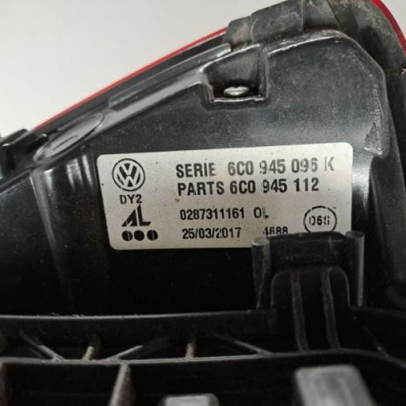 Feu arriere principal droit (feux) VOLKSWAGEN POLO 5