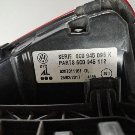 Feu arriere principal droit (feux) VOLKSWAGEN POLO 5 Photo n°1
