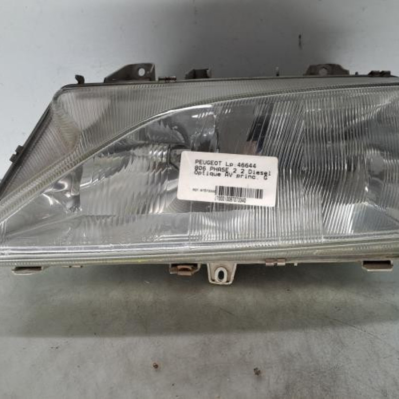 Optique avant principal gauche (feux)(phare) PEUGEOT 806