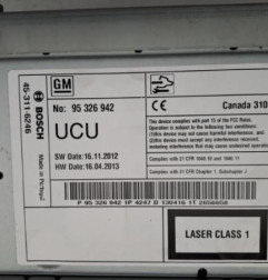 Autoradio d'origine OPEL ASTRA J Photo n°5