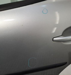 Porte arriere gauche PEUGEOT 207 Photo n°4