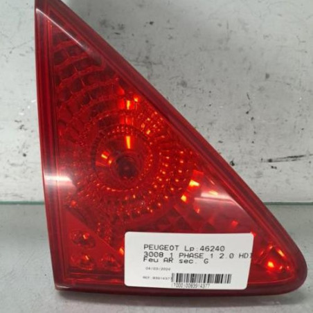 Feu arriere secondaire gauche (feux) PEUGEOT 3008 1