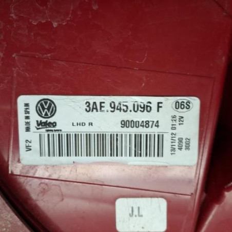Feu arriere principal droit (feux) VOLKSWAGEN PASSAT 6 Photo n°1