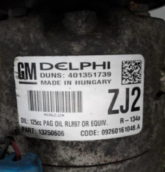 Compresseur clim OPEL ASTRA J Photo n°1