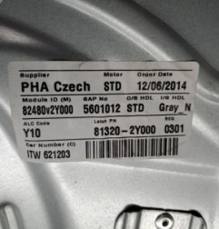 Leve vitre electrique avant droit HYUNDAI IX 35 Photo n°4