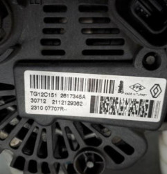 Alternateur DACIA DUSTER 1 Photo n°3