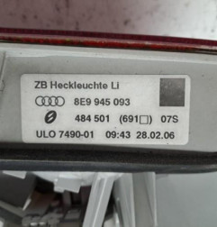Feu arriere secondaire gauche (feux) AUDI A4 2