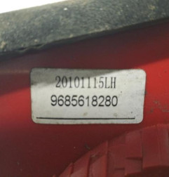 Feu arriere principal gauche (feux) PEUGEOT 206+