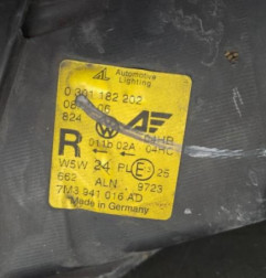 Optique avant principal droit (feux)(phare) VOLKSWAGEN SHARAN 1 Photo n°3