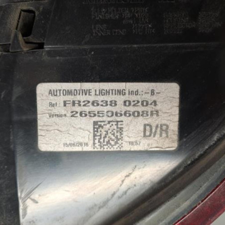 Feu arriere principal droit (feux) RENAULT CLIO 4