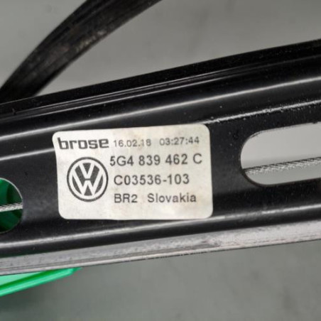Leve vitre electrique arriere droit VOLKSWAGEN GOLF 7