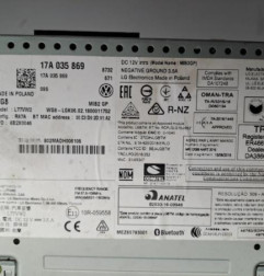 Ecran GPS VOLKSWAGEN POLO 6 Photo n°1