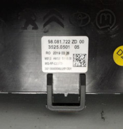 Commande chauffage CITROEN JUMPY 3 M Photo n°3