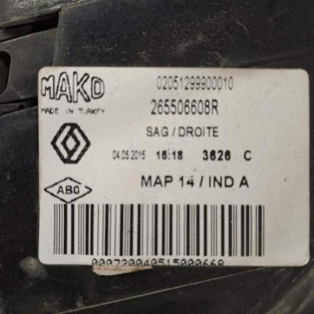 Feu arriere principal droit (feux) RENAULT CLIO 4