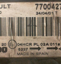 Optique avant principal gauche (feux)(phare) RENAULT MEGANE 1 Photo n°1