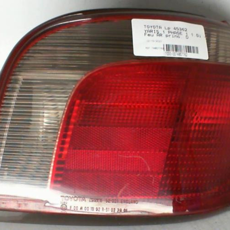 Feu arriere principal droit (feux) TOYOTA YARIS 1