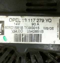 Alternateur OPEL MERIVA A Photo n°4