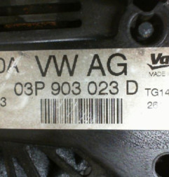 Alternateur VOLKSWAGEN POLO 5 Photo n°4