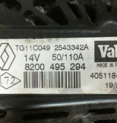 Alternateur RENAULT MEGANE 2 Photo n°4