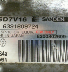 Compresseur clim DACIA LOGAN 1 Photo n°4