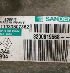 Compresseur clim RENAULT CLIO 3 Photo n°3