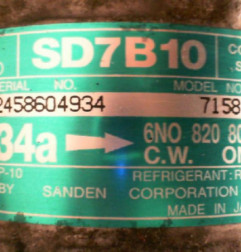 Compresseur clim VOLKSWAGEN POLO 3 Photo n°3