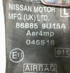 Ceinture avant gauche NISSAN NOTE 1 Photo n°4