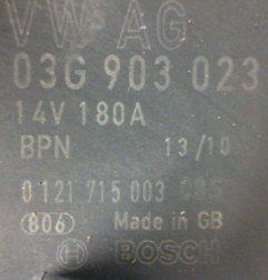 Alternateur VOLKSWAGEN PASSAT 5 Photo n°4