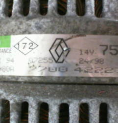 Alternateur RENAULT LAGUNA 1 Photo n°4