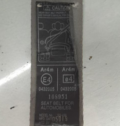 Ceinture arriere centrale KIA SORENTO 1 Photo n°4