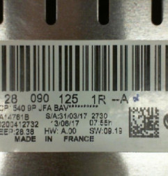 Afficheur RENAULT SCENIC 4 Photo n°10