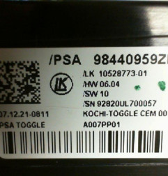 Selecteur boite de vitesse PEUGEOT 2008 2 Photo n°3