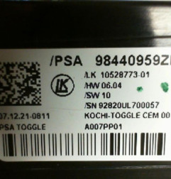 Selecteur boite de vitesse PEUGEOT 2008 2 Photo n°6